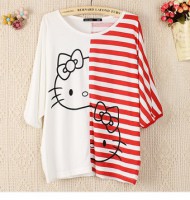 HELLO KITTY tričko s dlouhým rukávem 