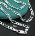 925 Sterling Silver 4MM Figaro řetízek