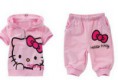 Hello Kitty oblečení, krátký rukáv tričko + kraťasy